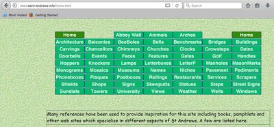 Screen shot http://www.saint-andrews.info/home.html