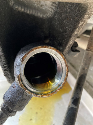 The corrosion damage
