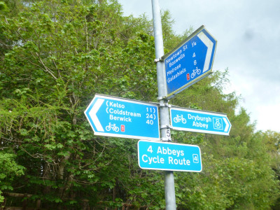 National Cycle Route 1 in the Borders