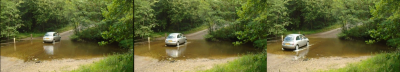 Screenshots from "The Ford and the Owls" starring N Falcon, a Bowler Hat and the BB Micra.