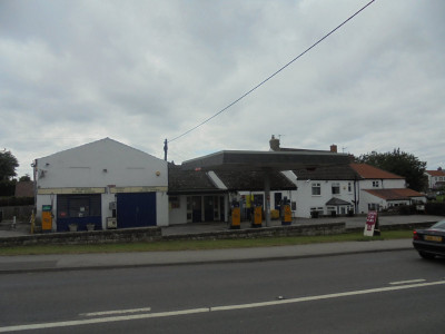 Interesting-ish Village Garage slightly old fashioned site but 24/7 petrol with an automated payments machine.