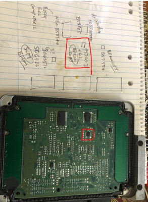 Bosch ME 747 immobiliser eprom chip 95320