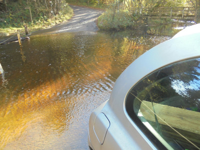 A little paddle in the ford