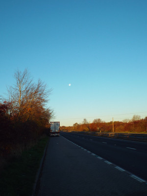 Early morning Moon.