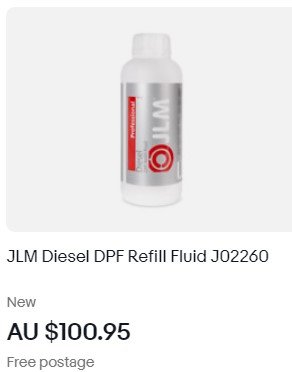 JLM DPF fluid