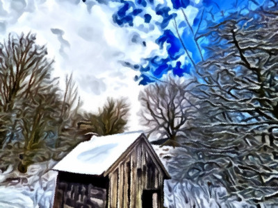 Taken on 10th February 2021/ Chalk Drawingified 14th December 2021