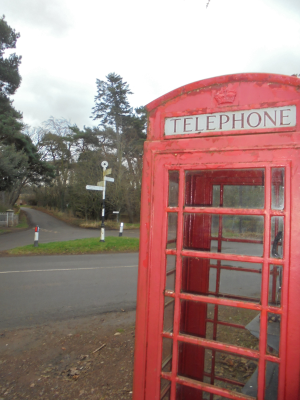 Pitcox crossroads East Lothian