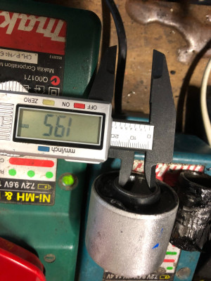 hmm, new rear bush is 19.5 mm bugger