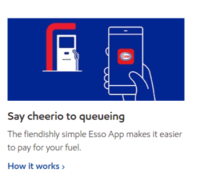 A simple app...the holy grail of paying for fuel both electricity and petrol.