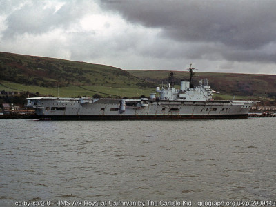 HMS Ark Royal At Cairnryan