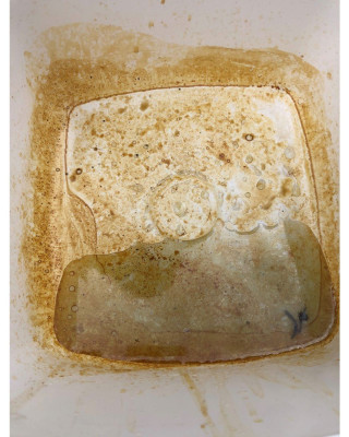 yellow stain clear mixture