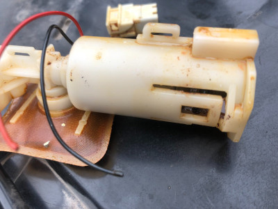 the pump removed