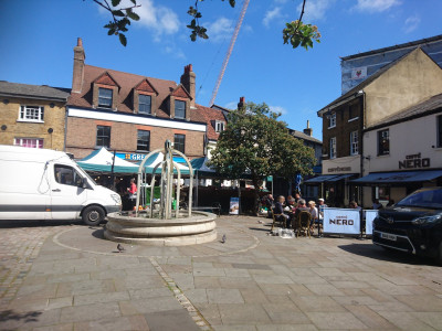 Our town fountain, not a public loo!!