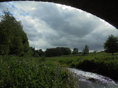 River Wansbeck in its upper reaches near Wallington Hall