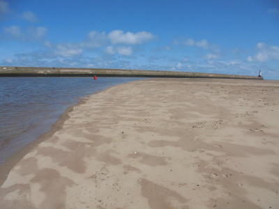 The River Tweed Spittal Beach