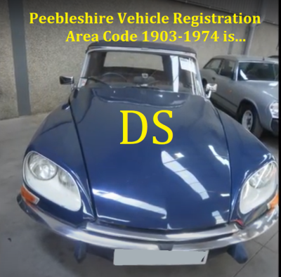 OK I have missed an "s" out of Peeblesshire!