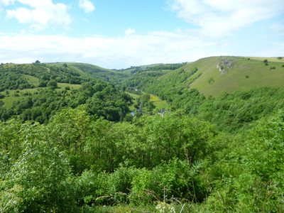 Green and pleasant land<br />Monsall Head Derbyshire