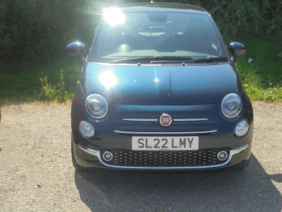 Little Fiat 500, calls itself a hybrid so its not getting anywhere near Electric Vehicles What have you spotted.