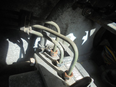 The ABS end of the pipe
