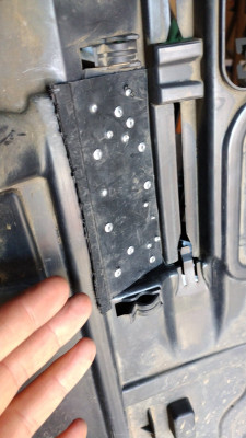 FRONT bumper underpanel repair