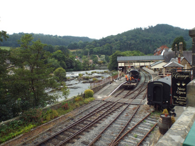 Morning at Llangollen rail station