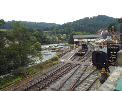 Morning at Llangollen rail station