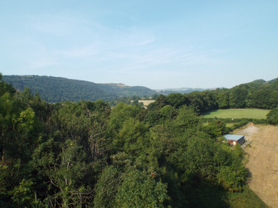 The view from the Llangollen Aqueduct