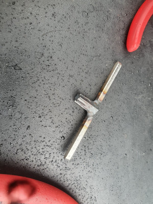 T40 with a short bit of steel attached