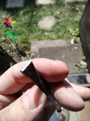 Flattened end