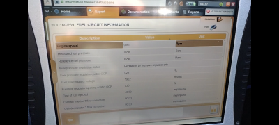 Fuel circuit information