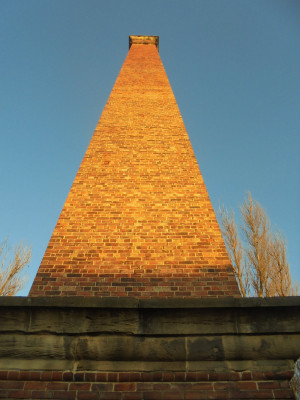 Lidl at Swalwell have a very large chimney in their car park from the former Crowley Iron Works Site.<br />The Chimney was built for a subsequent paper mill