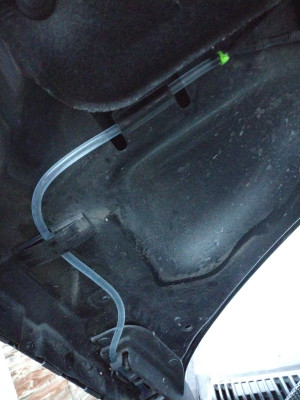 Spot the new washer tube!