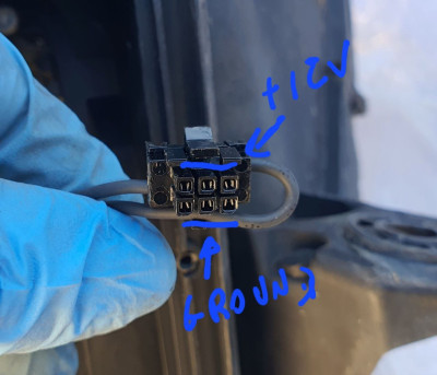 Pinout is simple for the ballast