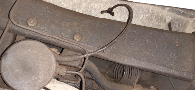 Location of the pipe with broken connector