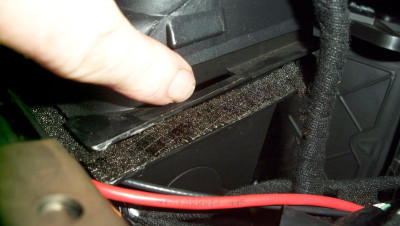 10mm gap where the foam seal used to be