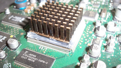 I added a heat sink to the Central Processing Unit