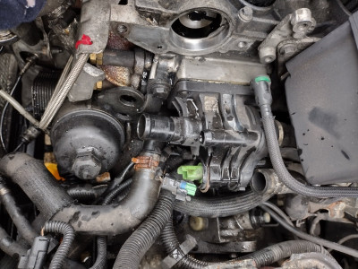 Vacuum pump removed