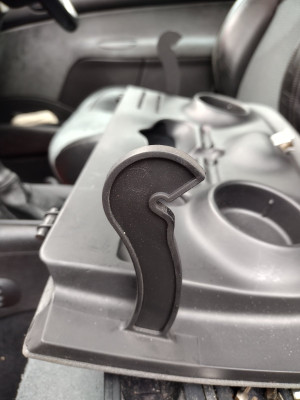 Glovebox hooked "stops"