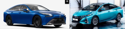 Compiled from web pictures on Toyota site