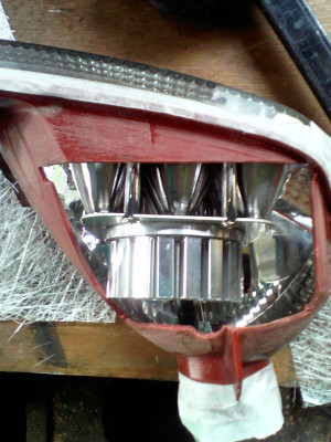 "open" standard light housing