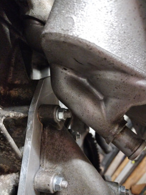 And the EW10J4S inlet clears it, just!