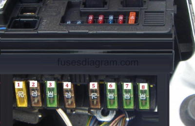 Fuses underneath engine compt fuse box.jpg