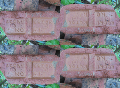 Nori Brick found on Whitley Bay Beach