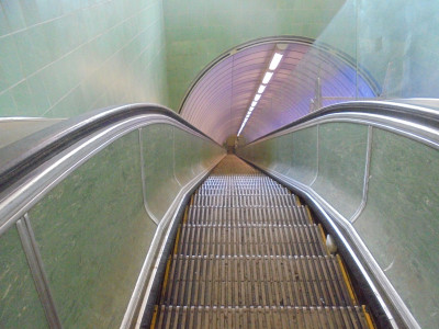 Falcon Original<br />Wooden Escalators<br />Waygood-Otis<br />Tyne Pedestrian Tunnel