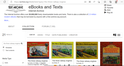 screenshot InternetArchive