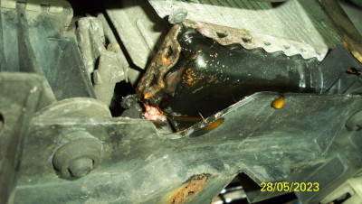 Coolant leak