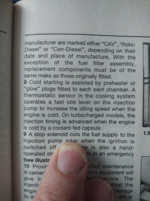 Cold timing advance