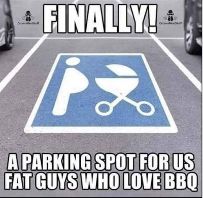 Fat guy parking