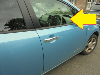 Light interior 65 Reg Nissan Leaf Acenta