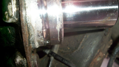 Extensive aluminium corrosion